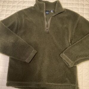 GAP Forest Green Half-zip Sweater